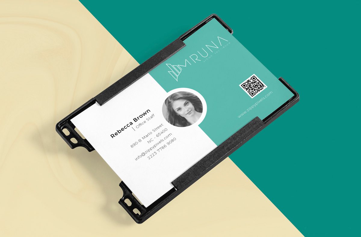 id-card-badge-holder-mockup